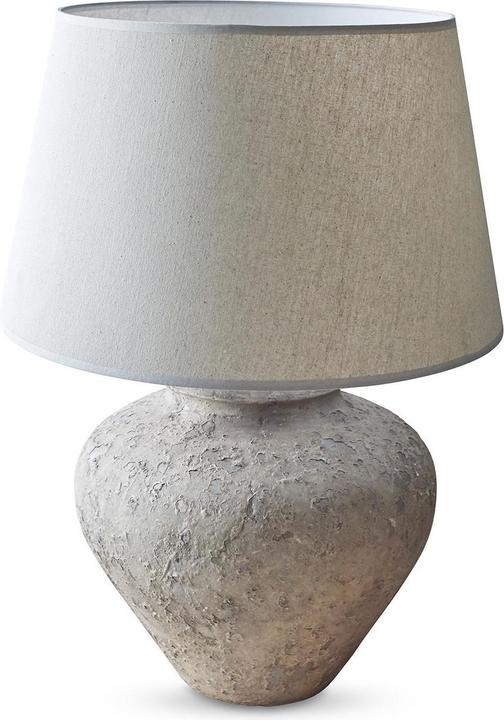 Produktbild Loberon Tischlampe Bandol grau/creme (E27)