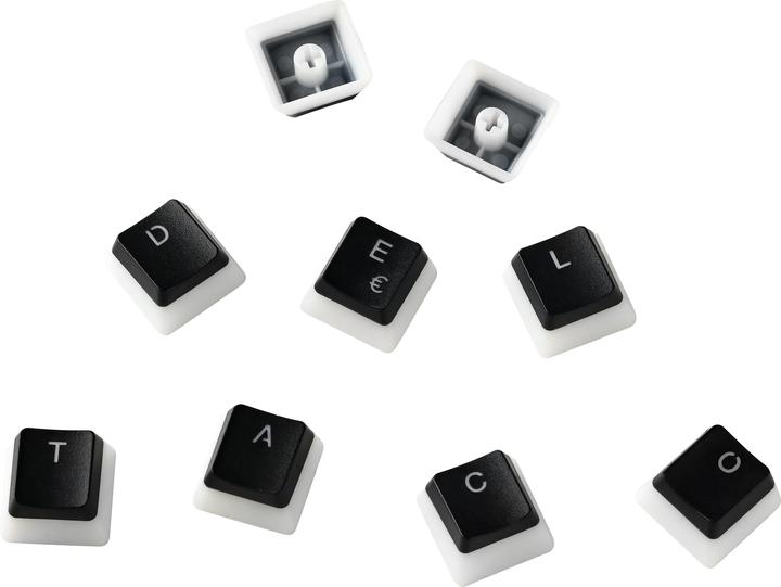 Actual product image Deltaco DK475 Mechanical 60% Keyboard, Pudding Keycaps, Hot swap (CH, Cable)