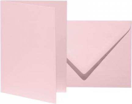 Image du produit Artoz 10 cartes pliantes avec enveloppes Mosaic DIN B6 rose (1 pcs)