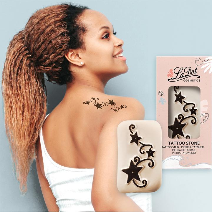 Produktbild La Dot Cosmetics Stempel Tattoo Stein mittel Ribalstern