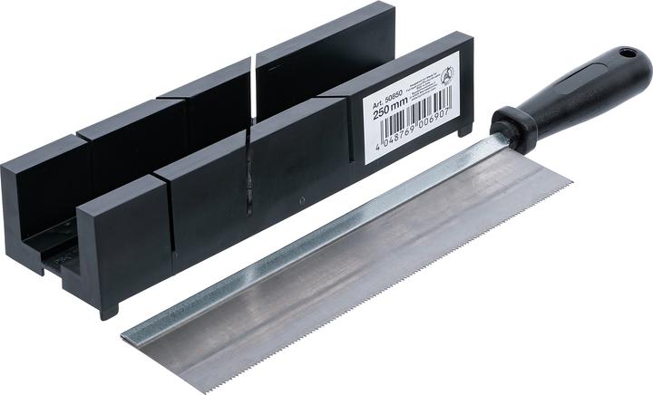 Immagine prodotto BGS Cassetta per taglio in plastica 245 x 65 x 48 mm con sega sottile