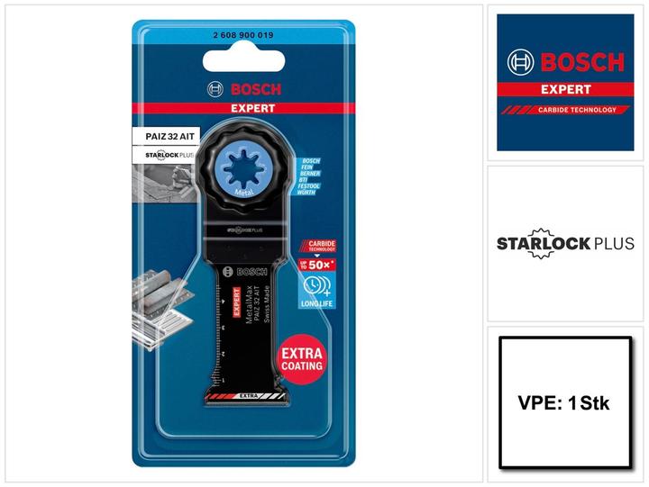 Actual product image Bosch Professional Zubehör EXPERT MetalMax PAIZ 32 AIT Blade for multifunction tools, 50 x 32 mm