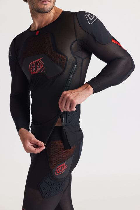 Produktbild Troy Lee Designs Stage Ghost D30 LS Baselayer schwarz M (M, Brustprotektor, Ellbogenschoner, Rückenprotektor, Einzelstück)