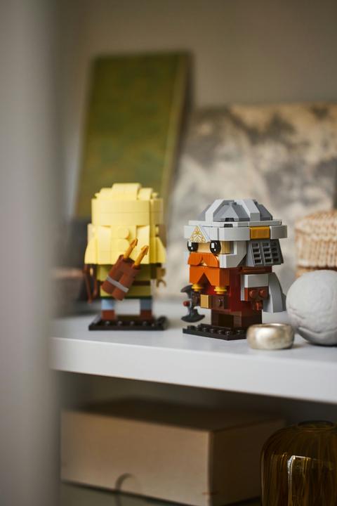 Produktbild LEGO Herr der Ringe Legolas und Gimli (40751, LEGO Brickheadz)
