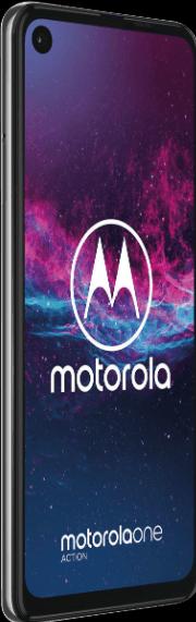 Produktbild Motorola One Action (128 GB, White, 6.30", Hybrid Dual SIM, 12 Mpx, 4G)