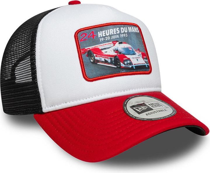 Actual product image New Era A-Frame Mesh Trucker Cap 24H Rennen Von Le Mans Rot (One size)