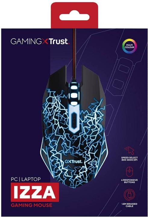 Produktbild Trust GXT105X IZZA MOUSE (Kabelgebunden)