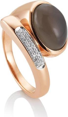 Breuning RING - E.MONDSTEIN SILVER MOON/Brill. 0,099 Ct. H/si (51, 585/14 K Gold)