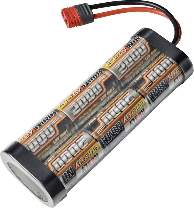 Reely Modello di batteria di fabbricazione (NiMh) 7,2 V 2000 mAh Numero di celle: 6 Sistema a T a innesto (7.20 V, 2000 mAh)