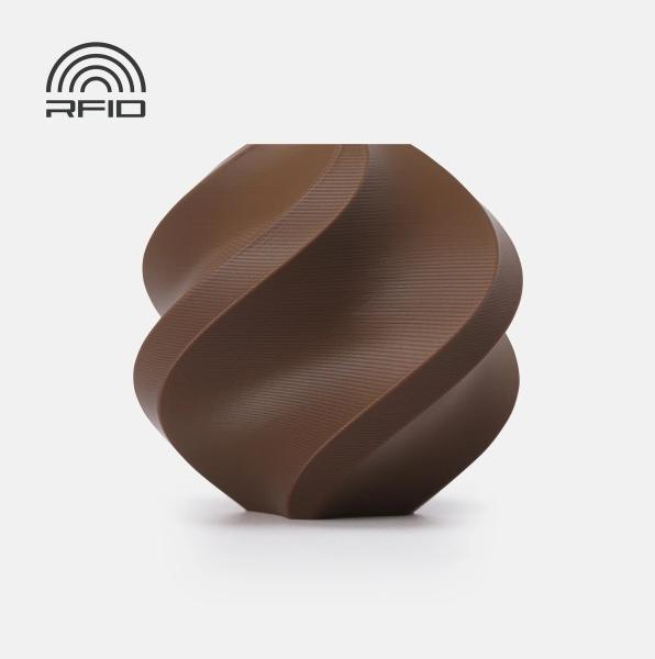Immagine prodotto Bambu Lab - PLA Basic Refill - Cocoa Brown - 1.75mm (PLA, 1.75 mm, Marrone)