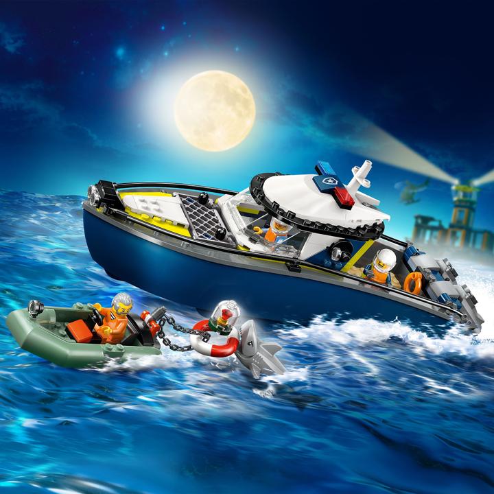 Produktbild LEGO Verfolgungsjagd im Polizeiboot (60456, LEGO City)