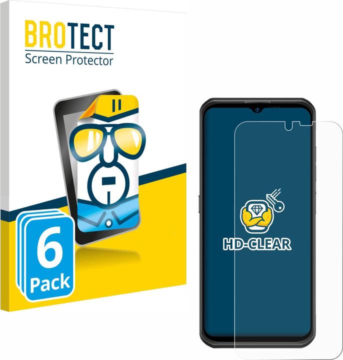 Actual product image BROTECT Screen Protector Clear (6 Piece, Ulefone Armor 17 Pro)