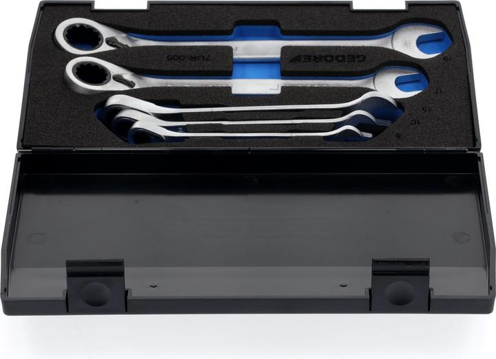 Actual product image Gedore Combination ratchet wrench set (9 mm, 16 mm, 18 mm, 11 mm, 12 mm, 17 mm, 15 mm, 13 mm, 19 mm, 8 mm, 10 mm, 14 mm)