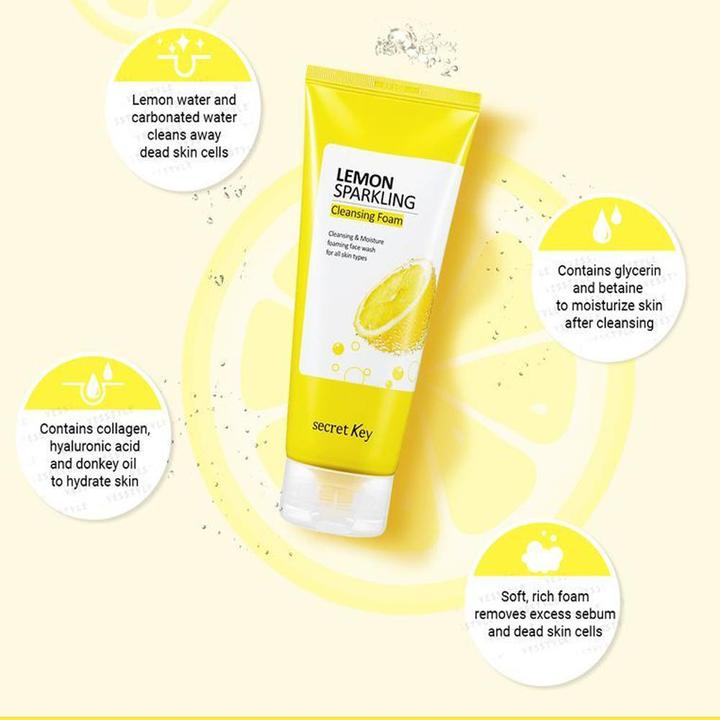 Produktbild Secret Key Lemon Sparkling Cleansing Foam (Cleansing Balms, 120 ml)