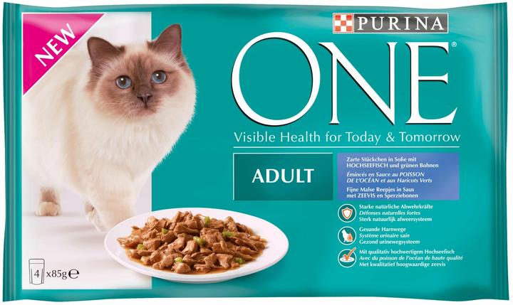 Actual product image Purina ONE Fish (Adult, 4 pcs., 85 g)