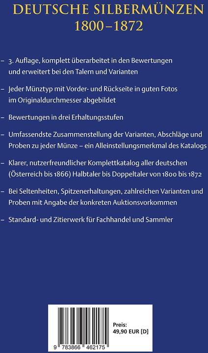 Actual product image Deutsche Silbermünzen 1800-1872 (German, Helmut Kahnt, 2022)