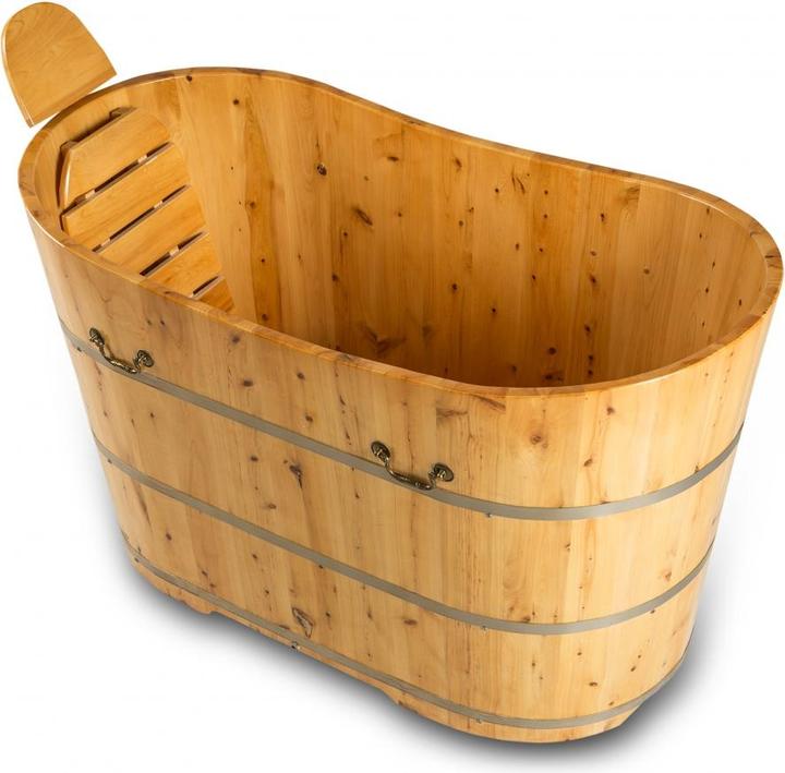 Produktbild PureHaven Holzbadewanne (120 l, 120 cm, 62 cm)