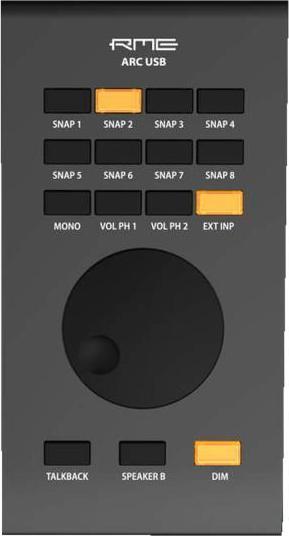 Produktbild RME Audio ARC USB Advanced Remote Control Black Edition (Gerätespezifische Fernbedienung)