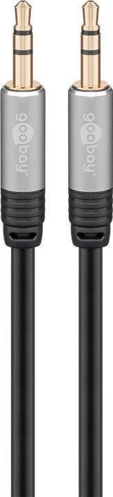 Actual product image Goobay MP3 jack audio cable (3 m, High end, 3.5mm jack (AUX))