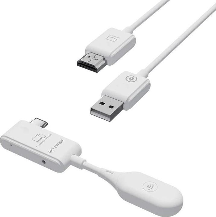 Actual product image BlitzWolf Transmitter / Receiver, BW-CS7, Wireless USB-C to HD (50 m)