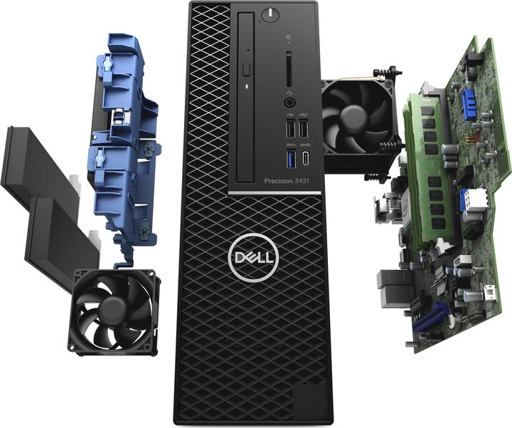 Actual product image Dell Precision 3431 (Intel Core i7-9700, 16 GB, 512 GB)