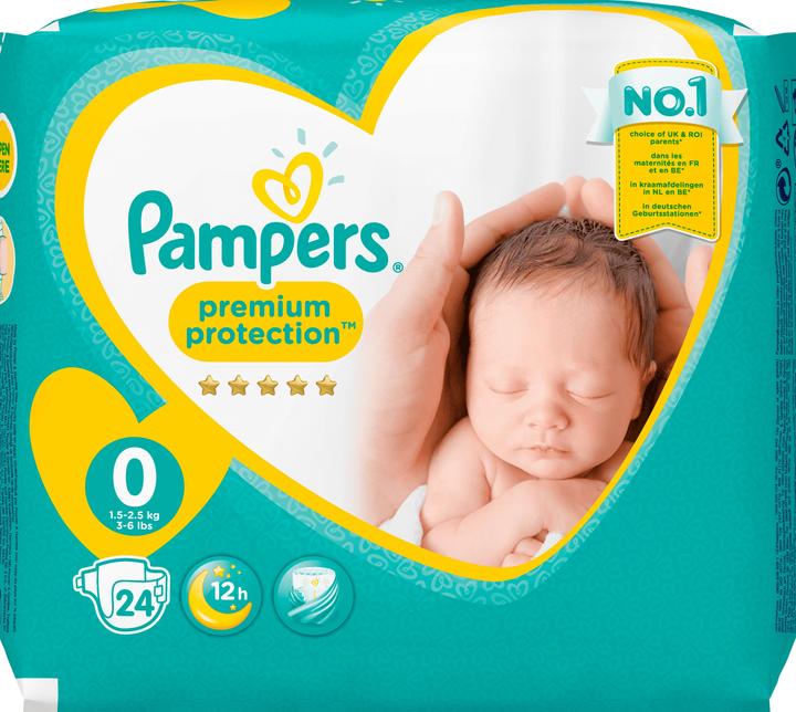 Produktbild Pampers New Baby Micro (Gr. 0, Tragepack, 24 Stück)