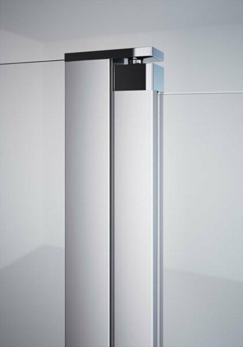 Produktbild Hüppe Design pure Schwingtür mit festen Segmenten 2-flügelig Radius: 50cm Breite: 90cm Anschlag l (211 cm, 85 cm, 21 cm)