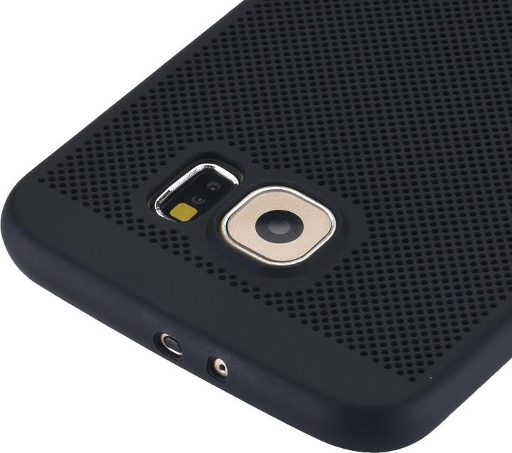 Produktbild König Design Handyhülle für Samsung Galaxy S7 Edge Schutzcase Backcover Bumper Etuis Schwarz (Samsung Galaxy S7 Edge)
