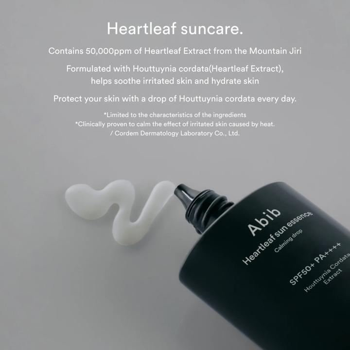 Produktbild NoName - Heartleaf Sun Essence Calming Drop SPF50 PA++++ (Sonnengel, SPF 50, 50 ml)