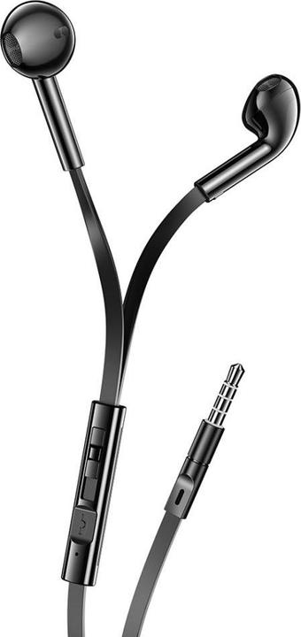 Produktbild xO Kabelgebundene Ohrhörer EP68 Klinke 3,5 mm schwarz (Kabelgebunden)
