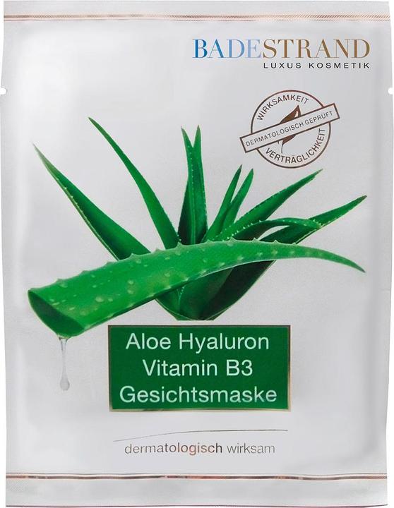 Badestrand Aloe Hyaluron Vitamin B3 Gesichtsmaske (20 ml)