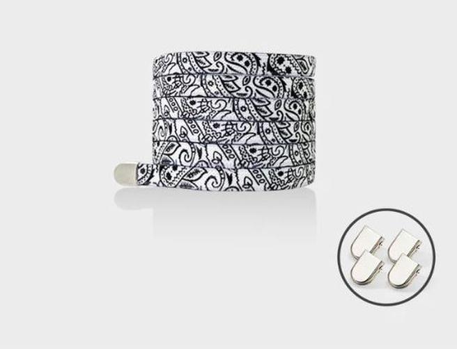 MU Classic Bandana Series 1 Paar Elastische Schnürsenkel (100 cm)