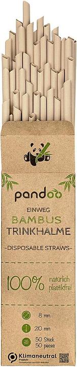 Produktbild Pandoo Einwegstrohhalm Bambus 50st (1 x)