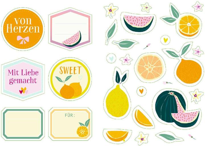 Produktbild Deko-Sticker - Orangen