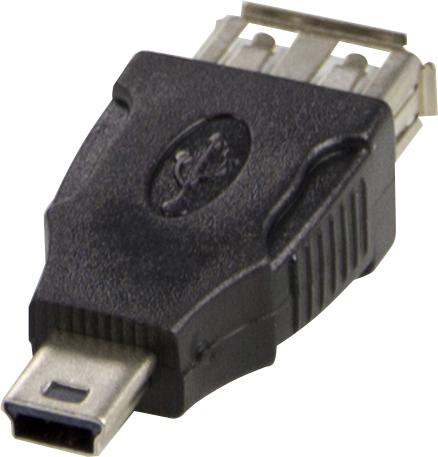 Produktbild Deltaco USB-adapter - USB til mini-U