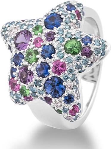 Breuning RING - E.SAFIR HELLBLAU/Brill. 0,816 Ct G/if