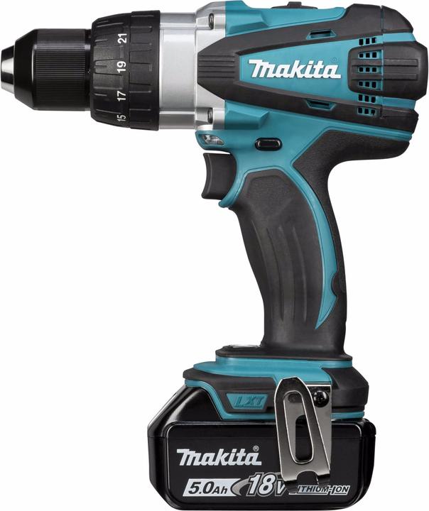 Actual product image Makita DDF458RTJ (Rechargeable battery operated)