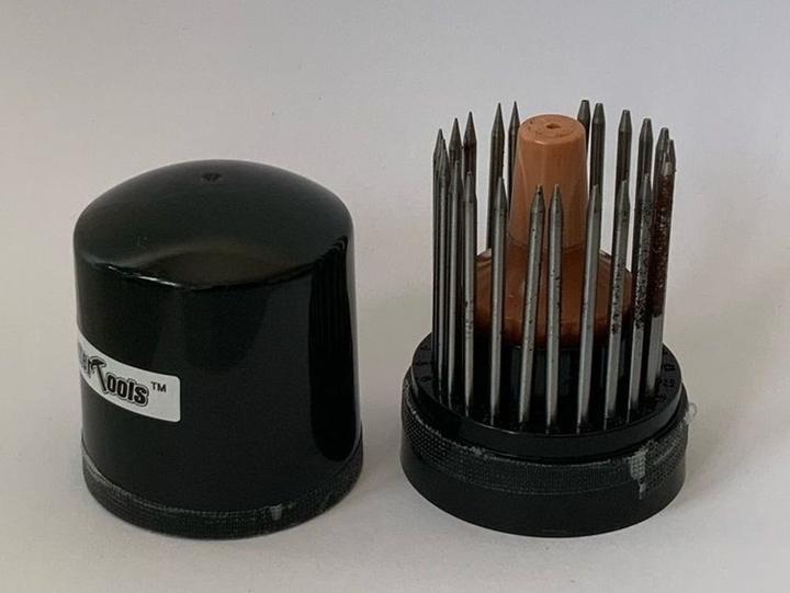 Productafbeelding Master Tools HG Micro Rivet Punch (23 stuks, 0,25mm-1,35mm)