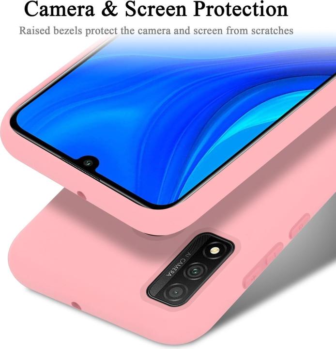 Produktbild Cadorabo TPU Liquid Silicone Case Hülle für Huawei P SMART 2020 (Huawei P Smart (2020))