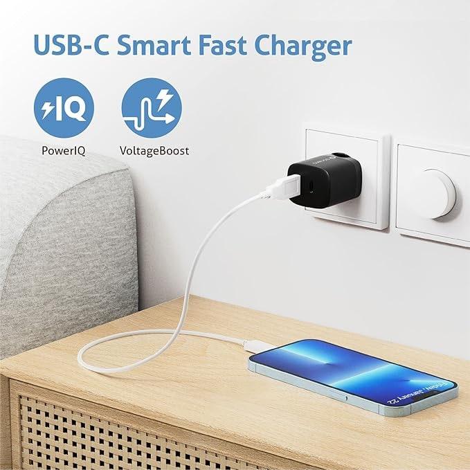Immagine prodotto Sonero Caricatore USB-C e USB-A GaN - 2 porte - 33W PD - nero (33 W)