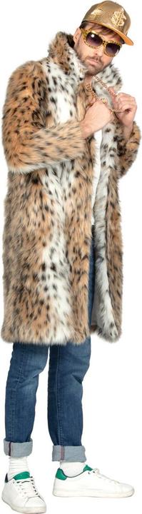 Actual product image Wilbers Men's Fur Coat, Pimp Panther, long (L)