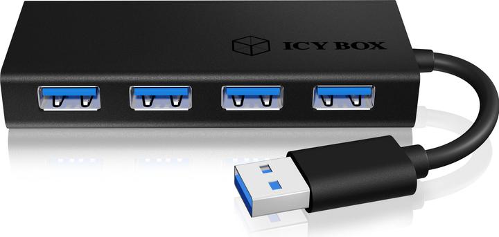 Image du produit Icy Box Ib-Ac6104-B (USB-A, 4 Ports)
