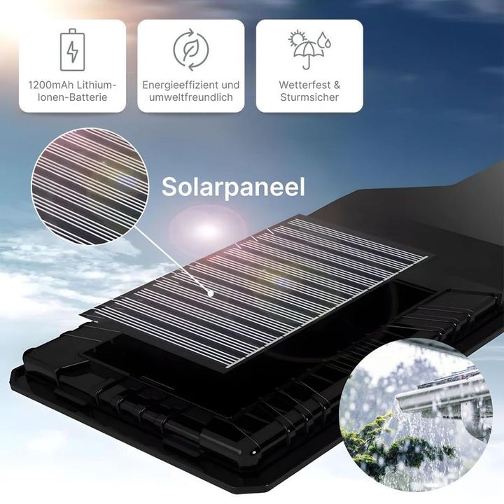 Actual product image Hermex LED solar façade lighting (750 lm, IP65)