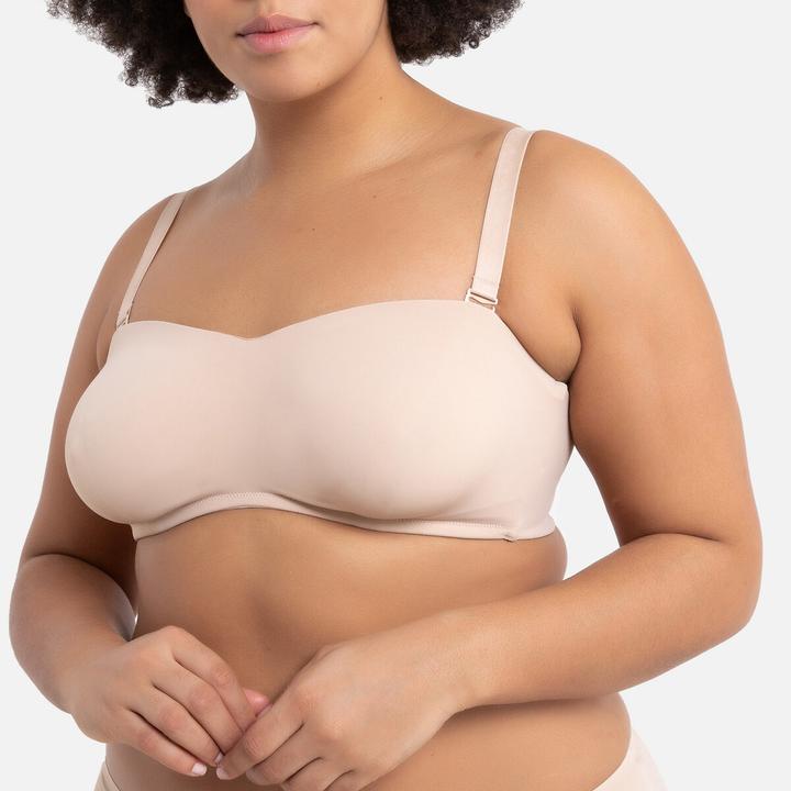 Produktbild La Redoute Collections Bandeau-BH aus Mikrofaser (100 C)