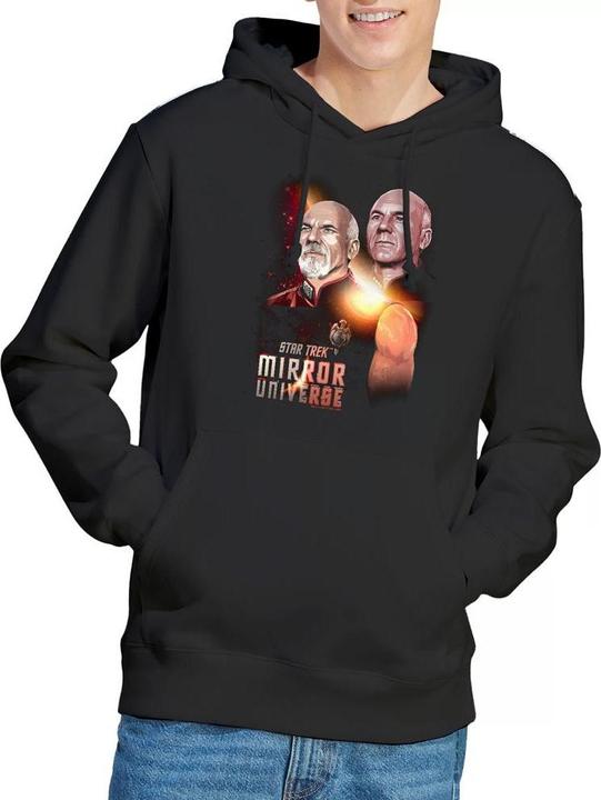 Immagine prodotto Mirror Felpa con Cappuccio Jean-Luc Picard Uomo (S)
