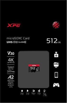 Produktbild Adata Gaming - Flash-Speicherkarte - 512 GB (512 GB, microSDXC, U3, UHS-I)