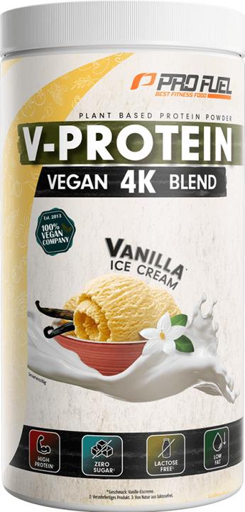 Produktbild ProFuel V-Protein 4K Blend (Vanille, 1 Stk., 750 g)