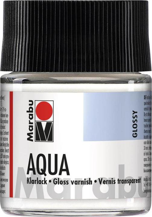 Produktbild Marabu Klarlack auf Wasserbasis 50 ml transparent (Aqua-Farbe, 50 ml)