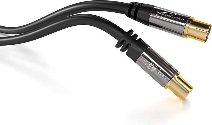 KabelDirekt 4K TV Antennenkabel für digitales & analoges Fernsehen (Antennenkabel)