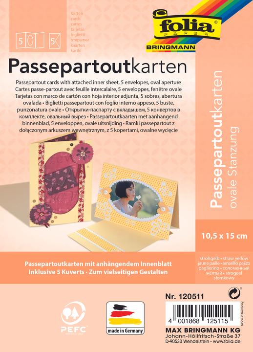 Image du produit Folia Passe-partout perforation ovale 220g/m (5 pcs)